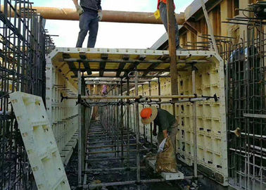 Китай Многоразовая модульная пластиковая форма-опалубка на срок службы бетонной стены 150 * 40 * 8км длинный поставщик