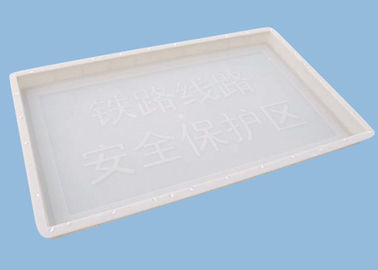 Китай Пластиковые прессформы бетонной плиты для делать предупреждающим Дурабле куч 100 * 60 * 6км поставщик