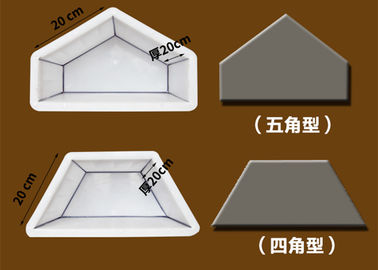 Китай Половинный шестиугольный Павер патио отливает материал в форму ПП твердость 20 * 20км хорошая поставщик
